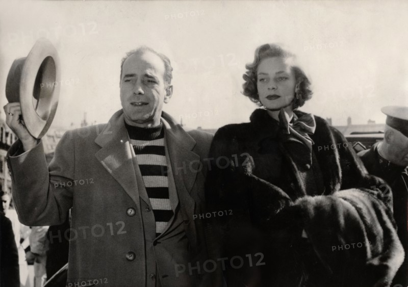 Humphrey BOGART and Lauren BACALL, Paris 1959
