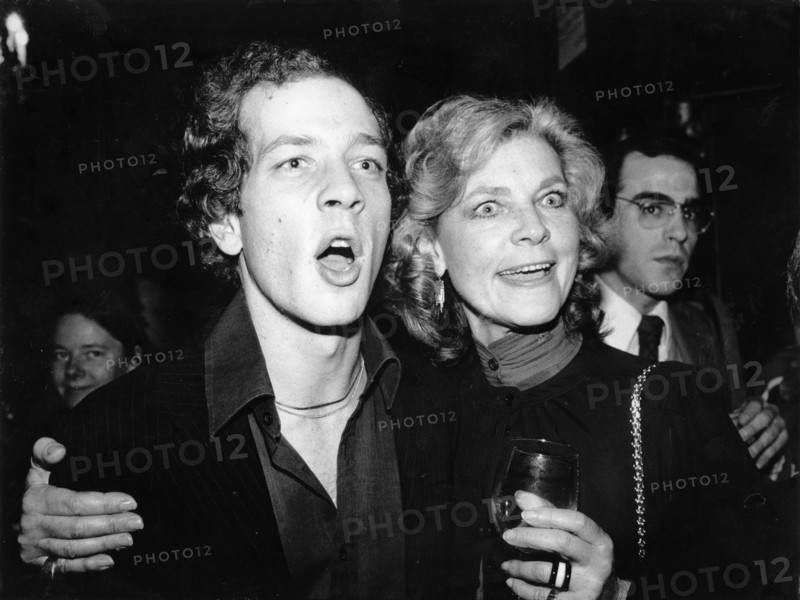 Lauren BACALL and son Stephen BOGART