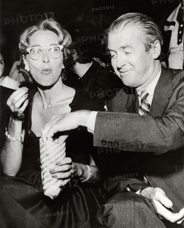 James STEWART and wife Gloria