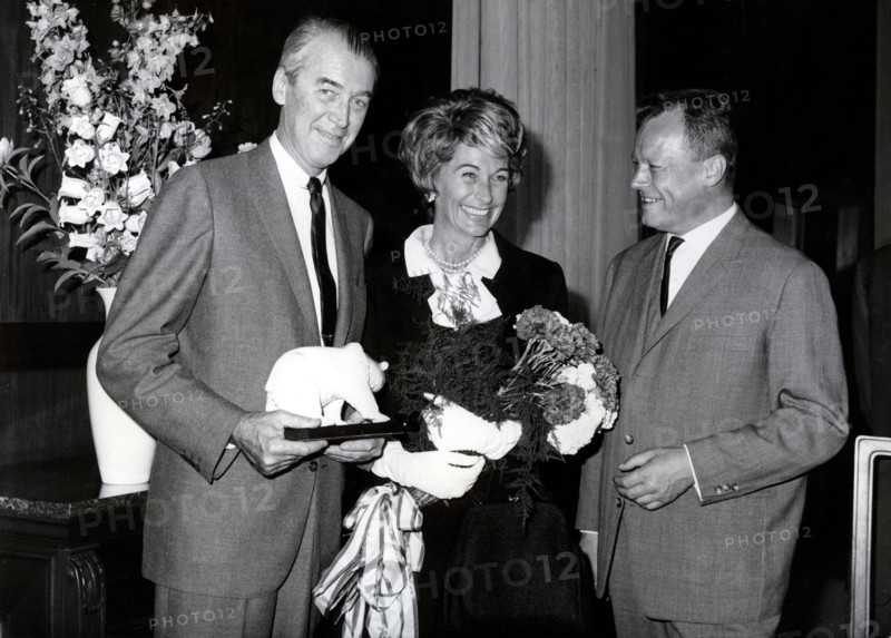 Willy BRANDT and James STEWART, June 1962