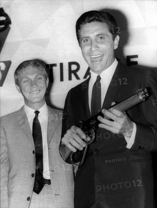 Gilbert BECAUD and Steve McQUEEN, 1964