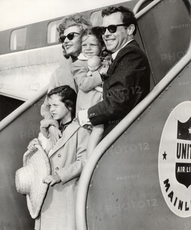 Rita HAYWORTH with family