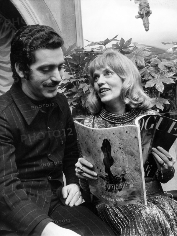 Paco RABANNE and Jeanne MOREAU, 1971