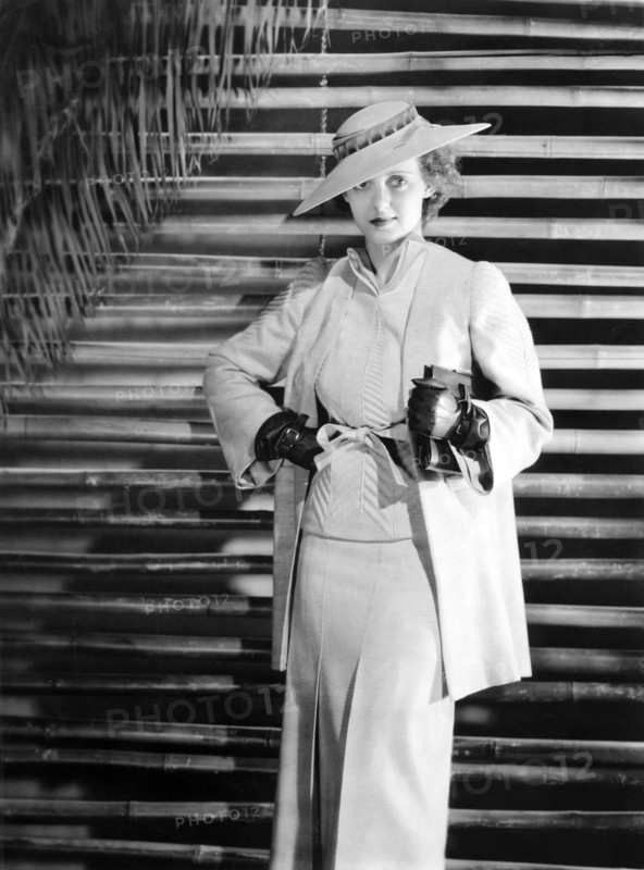 Bette DAVIS poses in a costume, 1936