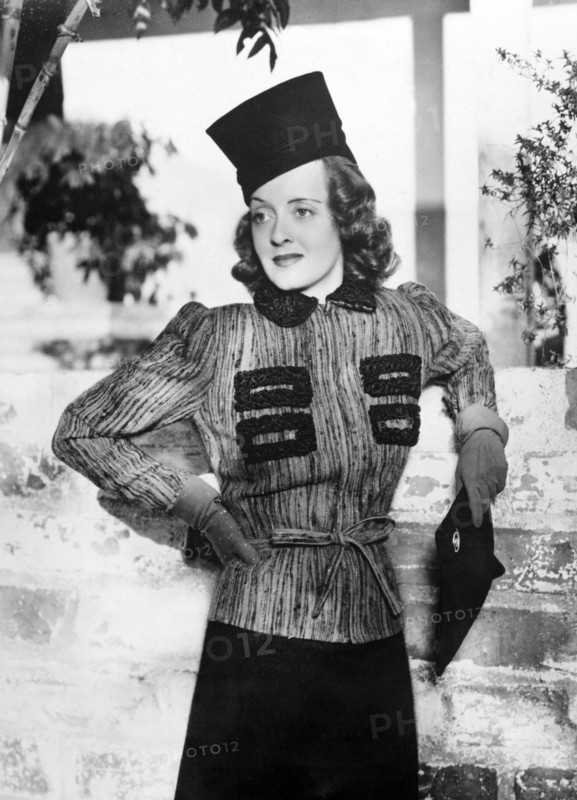 Bette DAVIS in an Astrakan costume