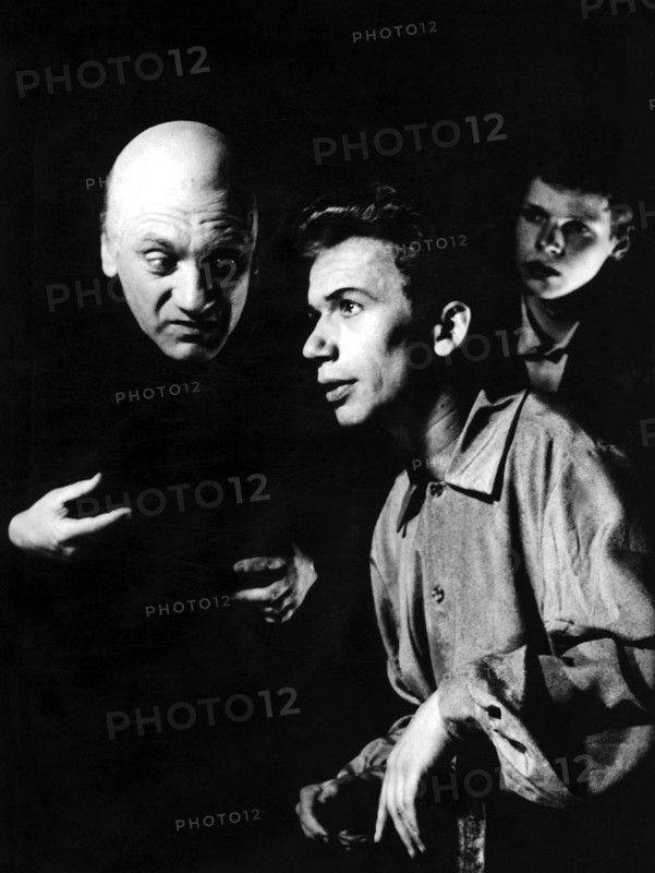 Joseph OFFENBACH and Heinz REINCKE in 'Thomas Chatterton', Hamburg 1956
