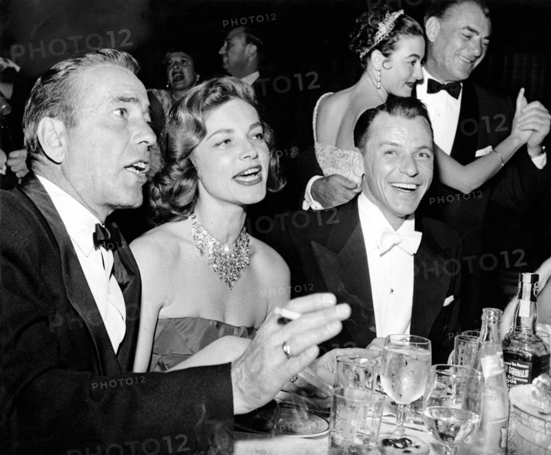Humphrey BOGART, Lauren BACALL and Frank SINATRA