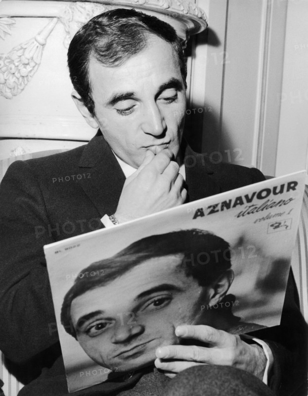 Charles AZNAVOUR presents 'italiano volume 1', Rome 1963