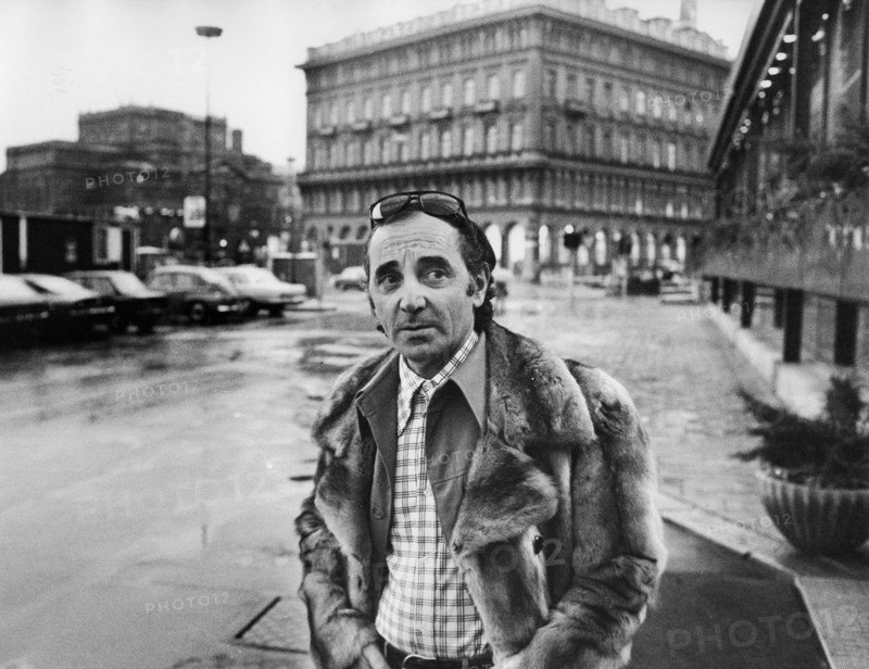 Charles AZNAVOUR, portrait, Stockholm undated, ca. 1975