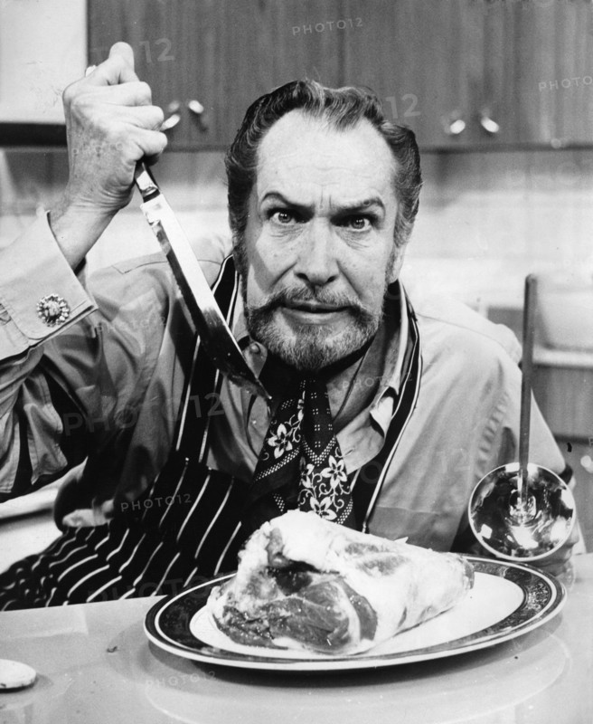 Vincent PRICE in the series 'Cooking Price-Wise', 1970