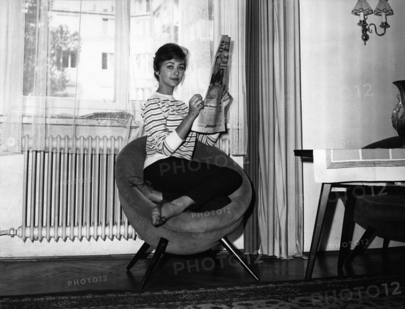 Christine KAUFMANN at home, late 50s