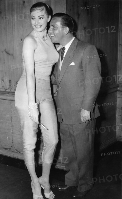 Anita EKBERG and Norman WISDOM, London 1956