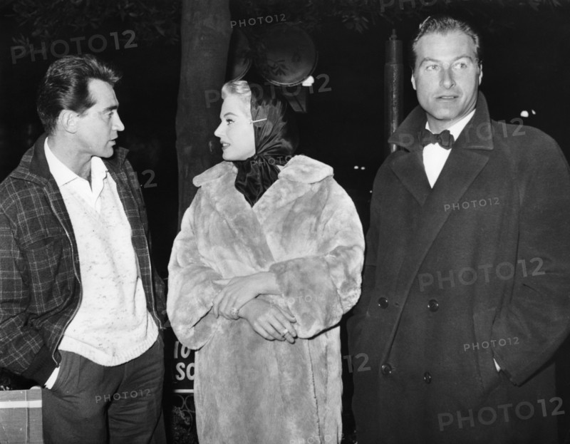 Walter CHIARI, Anita EKBERG and Lex BARKER, 1960