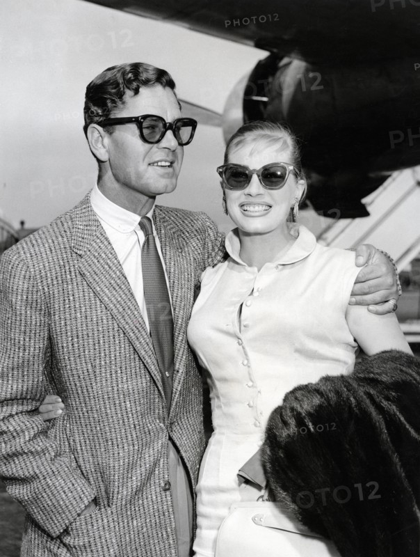 Anita EKBERG and Anthony STEEL, 1956