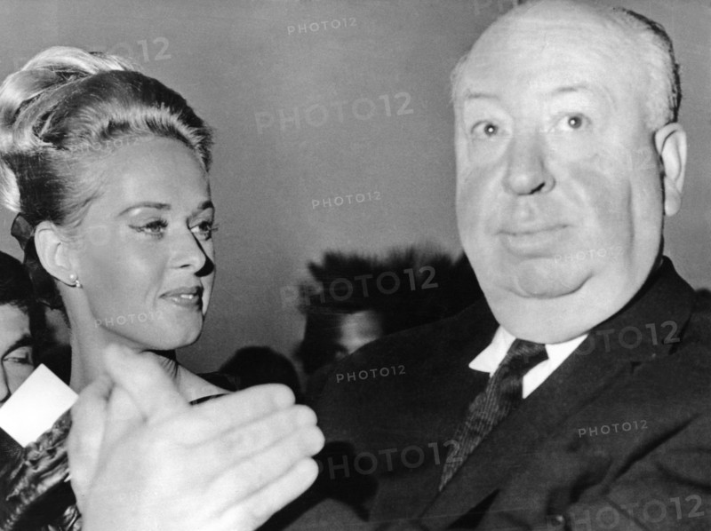 Alfred HITCHCOCK and Tippi HEDREN in Cannes