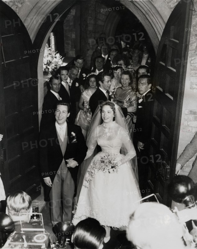 Wedding of Julie Andrews to Tony Walton, 1959