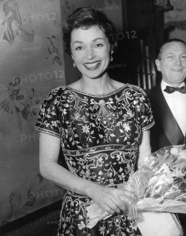 Lilli PALMER, film premiere Anastasia, 1957