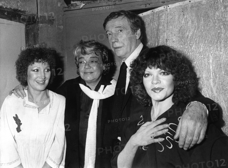 MONTAND, SIGNORET, GRANDJEAN, ALLEGRET, Paris 1970