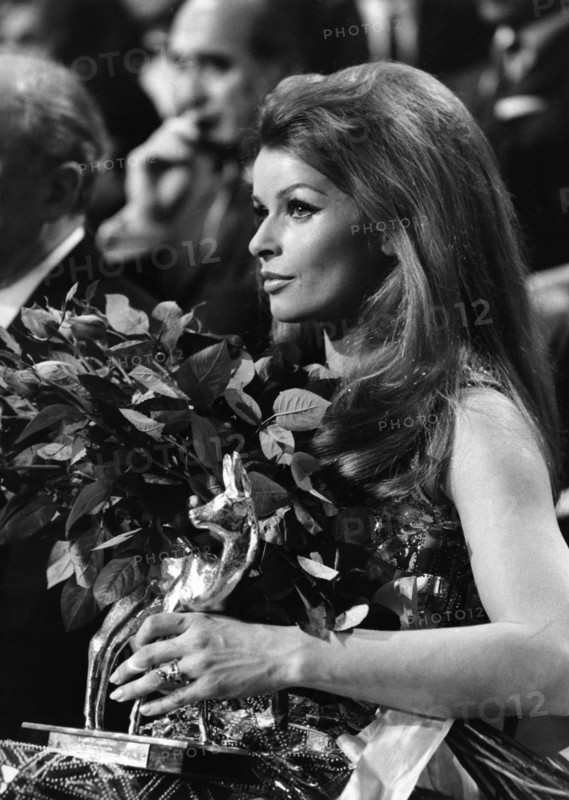 Senta BERGER at the Bambi awards ceremony in 1968