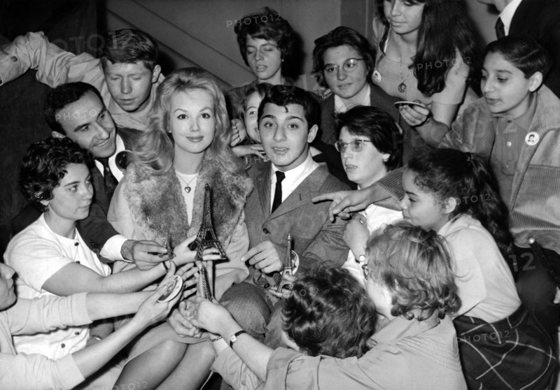 Paul ANKA and Mylène DEMONGEOT, Paris