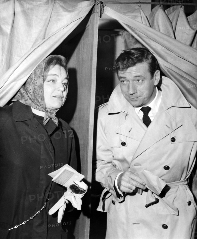 Simone SIGNORET and Yves MONTAND choose