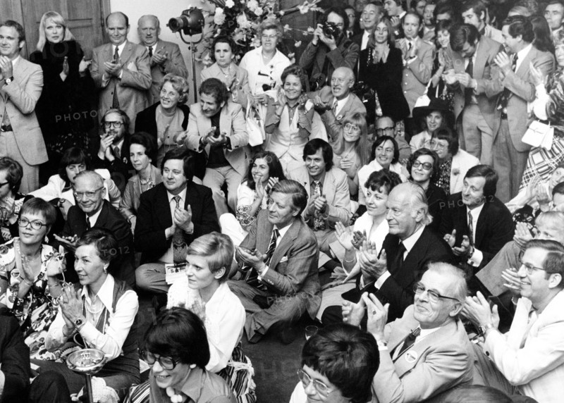 Garden party of Federal Chancellor SCHMIDT 1976