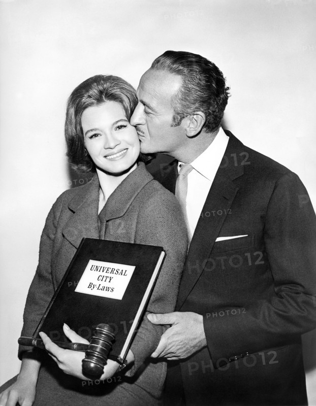 Angie DICKINSON and David NIVEN, 1963