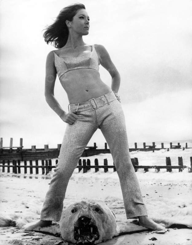 Diana RIGG in the Avengers costume, 1965