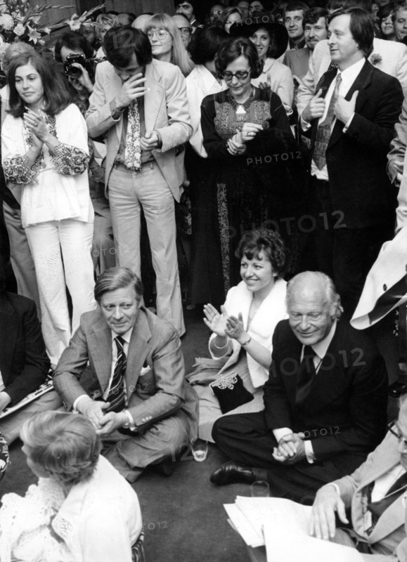 Garden party of Federal Chancellor SCHMIDT 1976
