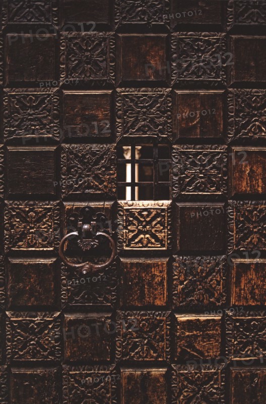 Le palais Ca' d'Oro à Venise : porte latérale sur la Calle Ca' d'Oro.