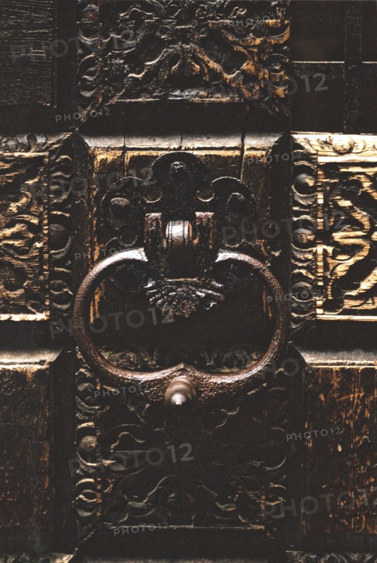 Ca' d'Oro Palace in Venice: detail of the side door towards the Calle Ca' d'Oro.