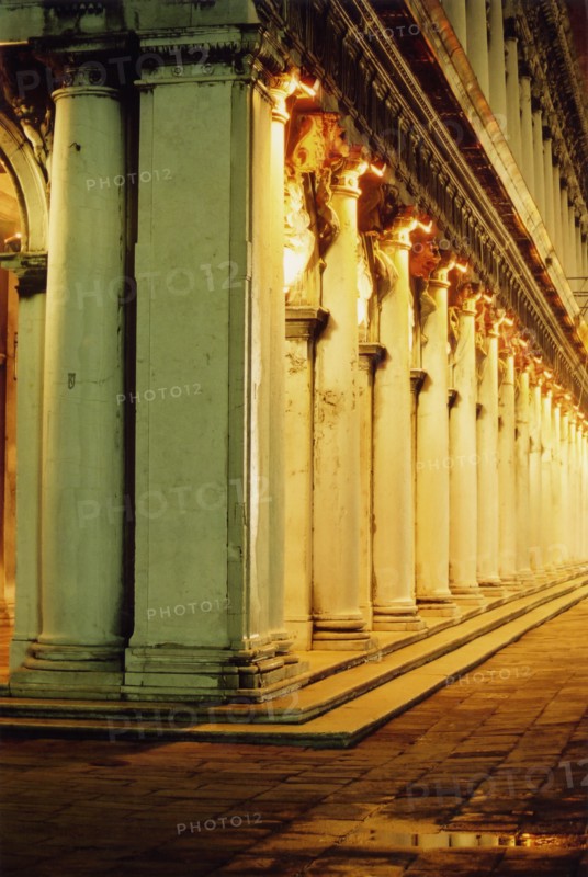 The Procuratie Nuove Palace and the Marciana Library in Venice.
