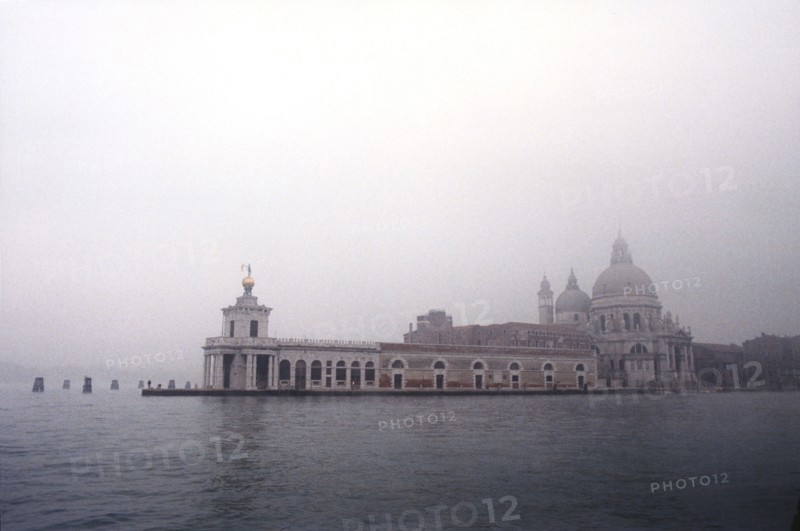 Santa Maria della Salute church, in Venice and Punta della Dogana