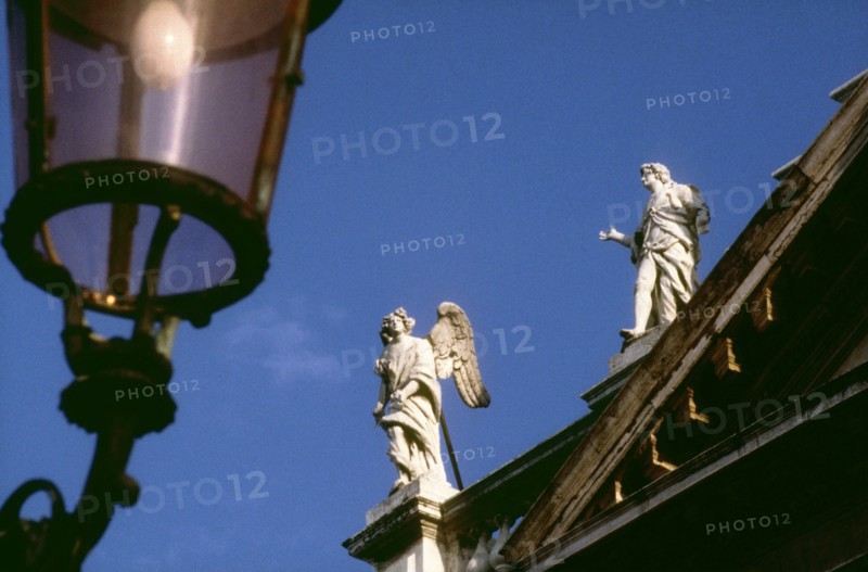 Venice, Detail of Santa Maria della Salute church