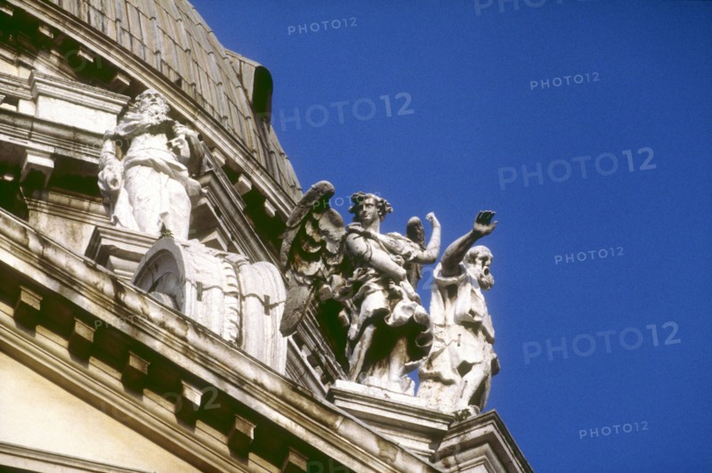Venice, Detail of Santa Maria della Salute church