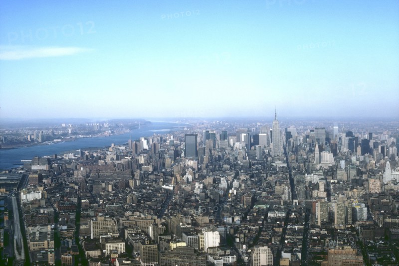 Aerial view of Manhattan