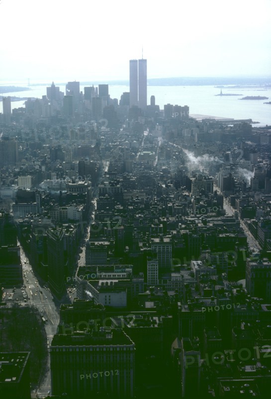 View of the World Trade Center from the Empire State Building Observatory, Manhattan
