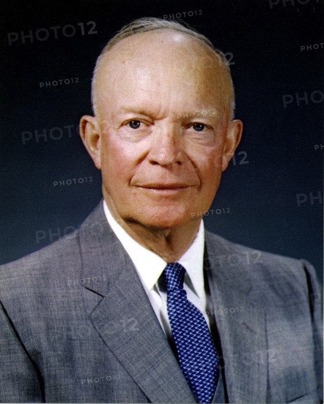 Dwight D. Eisenhower, 34th President of the United States.. Image shot 1959. Exact date unknown.