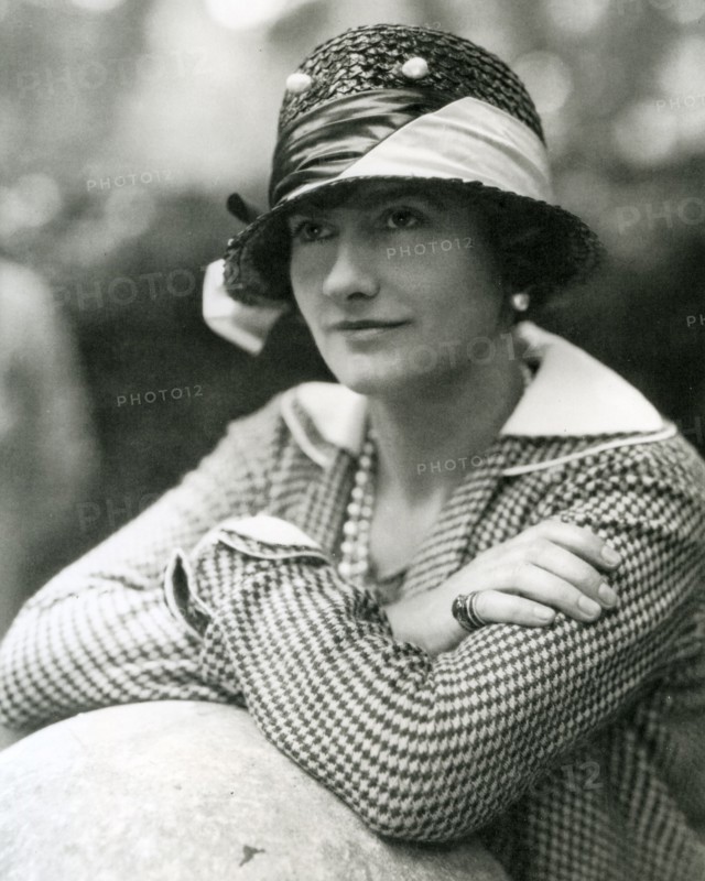 COCO CHANEL - French fashion designer (1883-1971) here in 1929
