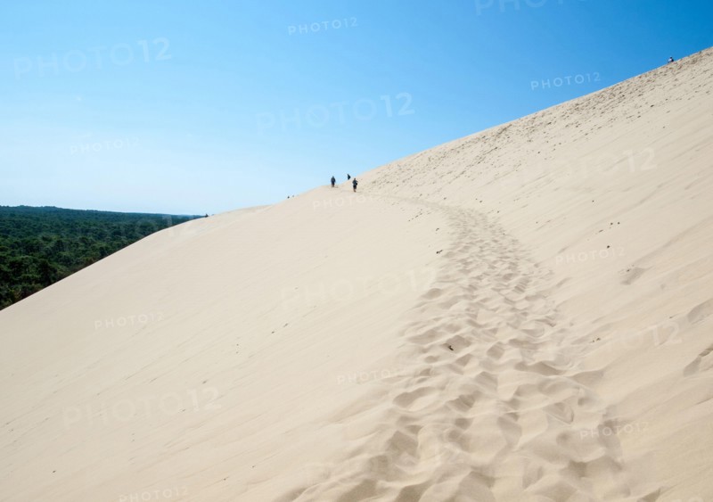 The Dune of Pilat, the tallest sand dune in Europe. La Teste-de-Buch, Arcachon Bay, Aquitaine, France