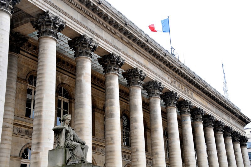 Paris stock exchange, France