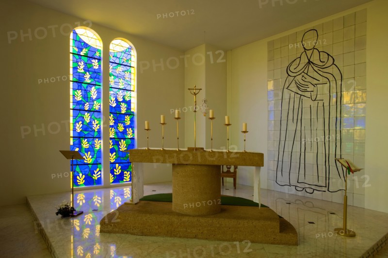 Frankreich, Cote d Azur, Vence, Chapelle du Rosaire eines der bedeutensten Werke von Henri Matisse