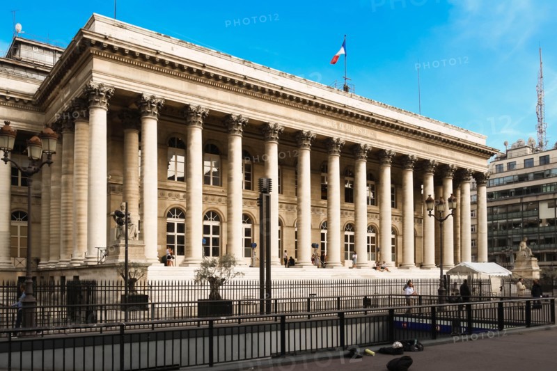 The Bourse of Paris- Brongniart palace ,Paris, France.