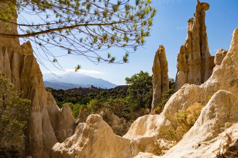 Les Orgues d'Ille sur Tet - Rock formations that reminds of organ pipes.