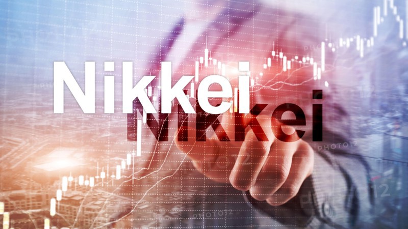 The Nikkei 225 Stock Average Index. Financial Business Economic concept