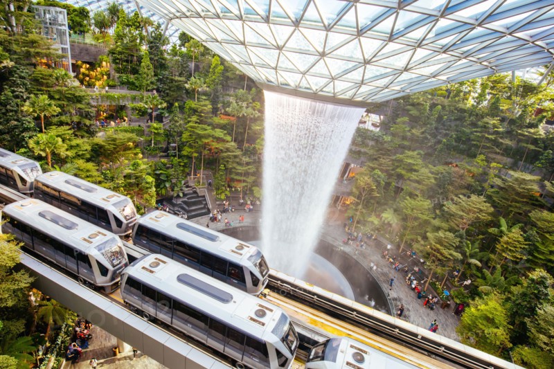 The Iconic Jewel at Changi Airport in Singapore