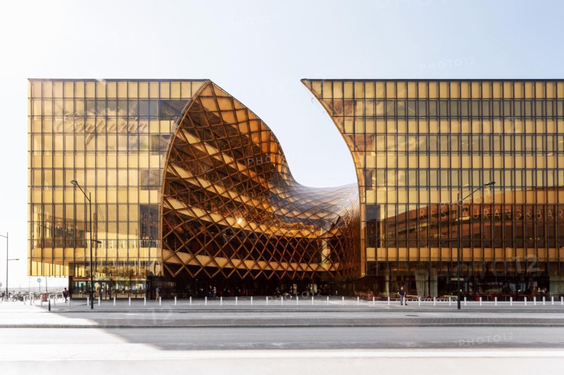 Emporia shopping mall with modern architecture in Malmo, Sweden