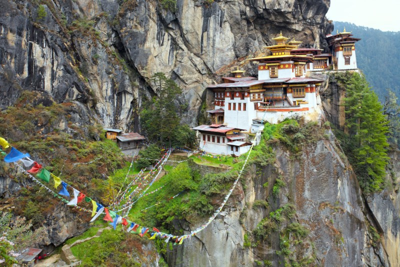 Taktshang (Tiger's Nest) Monastery, Bhutan, Asia