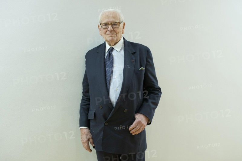 Madrid, Spain. 7th Apr, 2014. The fashion designer Pierre Cardin attends a conference at the French Institute of Madrid under the title 'The stage production of Pierre Cardin'. (Photo by Oscar Gonzalez/NurPhoto) Credit:  Oscar Gonzalez/NurPhoto/ZUMAPRESS.com/Alamy Live News