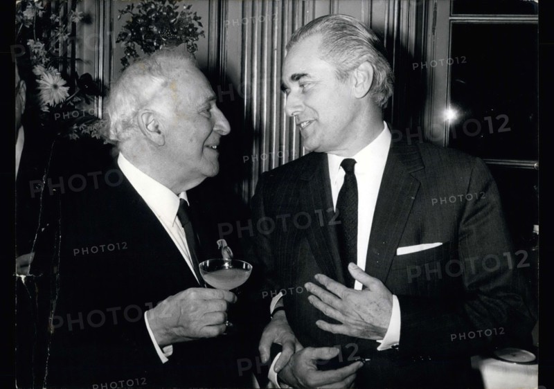 Apr. 06, 1971 - Marc Chagall Awarded Legion of Honor by Jacques Chaban-Delmas